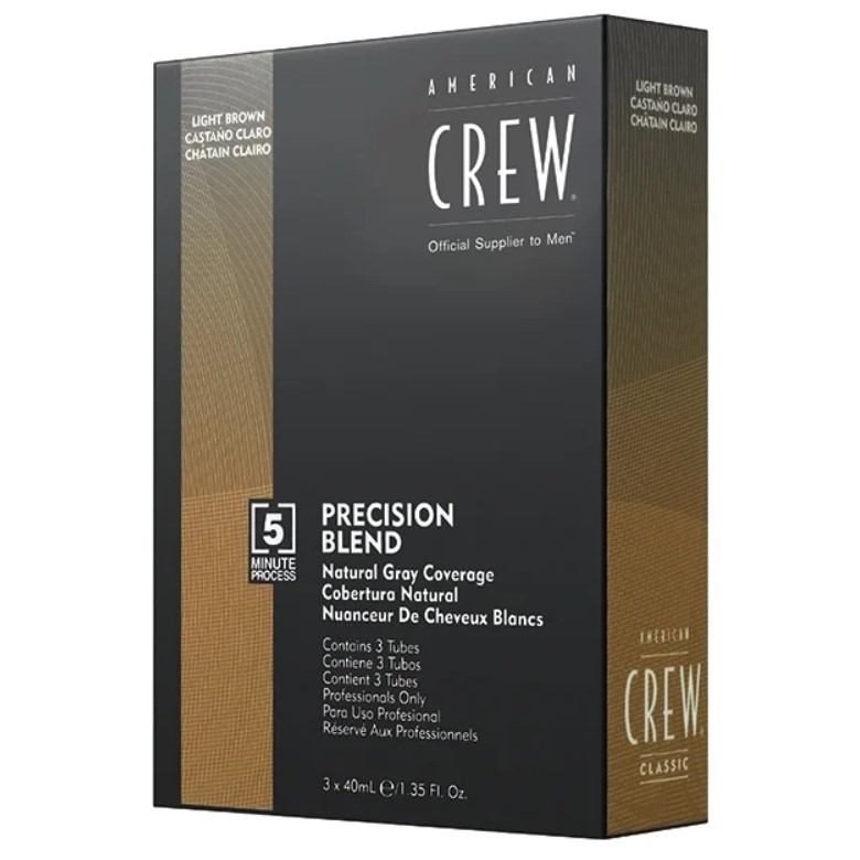 PRECISION BLEND Камуфляж для седых волос Средний пепельный 5/6 3 x 40 мл