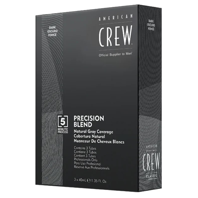 PRECISION BLEND Камуфляж для седых волос Темный натуральный 2/3 3 x 40 мл