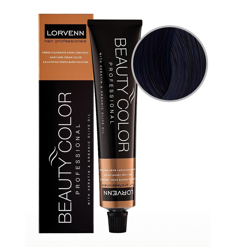 BEAUTY COLOR PROFESSIONAL Стойкая крем-краска для волос № 0/8 СИНИЙ 70 мл