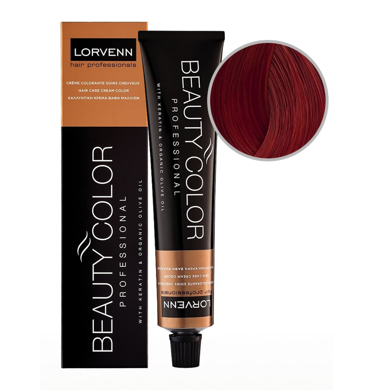 BEAUTY COLOR PROFESSIONAL Стойкая крем-краска для волос № 0/6 КРАСНЫЙ МАХАГОН 70 мл