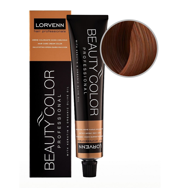 BEAUTY COLOR PROFESSIONAL Стойкая крем-краска для волос № 6.4 ТЕМНЫЙ БЛОНД МЕДНЫЙ 70 мл
