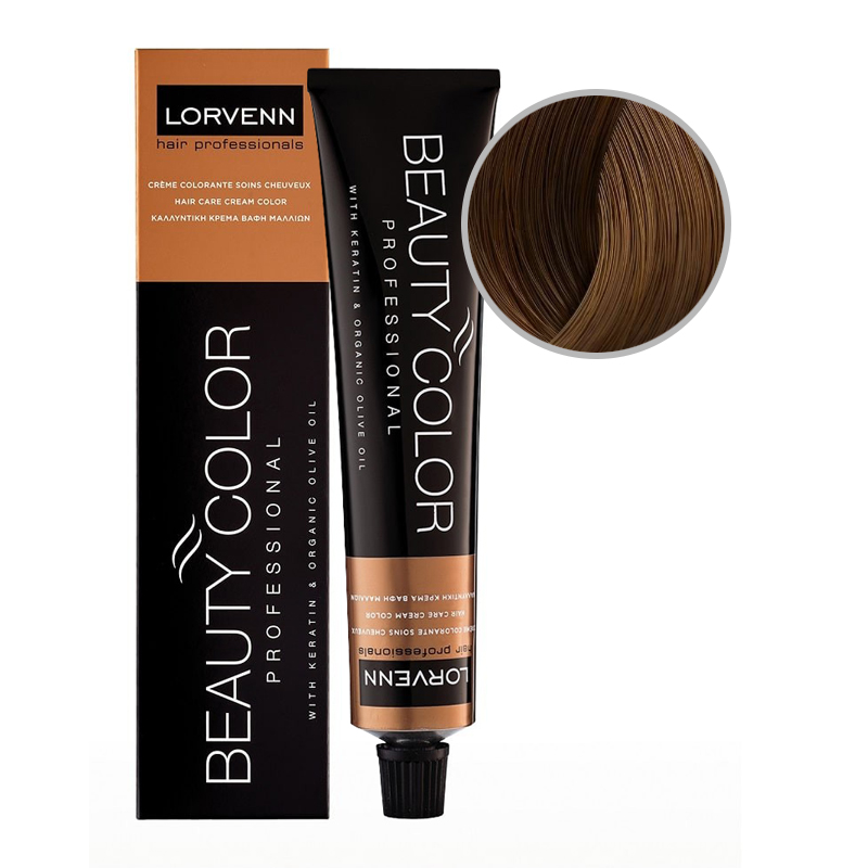 BEAUTY COLOR PROFESSIONAL Стойкая крем-краска для волос № 6.34 ТЕМНЫЙ БЛОНД ЗОЛОТИСТО-МЕДНЫЙ 70 мл