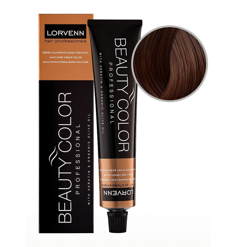 BEAUTY COLOR PROFESSIONAL Стойкая крем-краска для волос № 6.46 ГЛУБОКИЙ МЕДНО-КРАСНЫЙ 70 мл