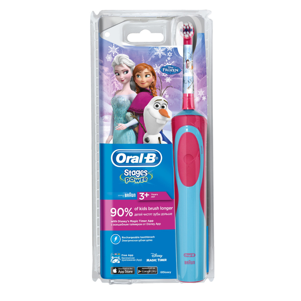 Stages Power Frozen Kids Электрическая зубная щетка Детская 1 шт