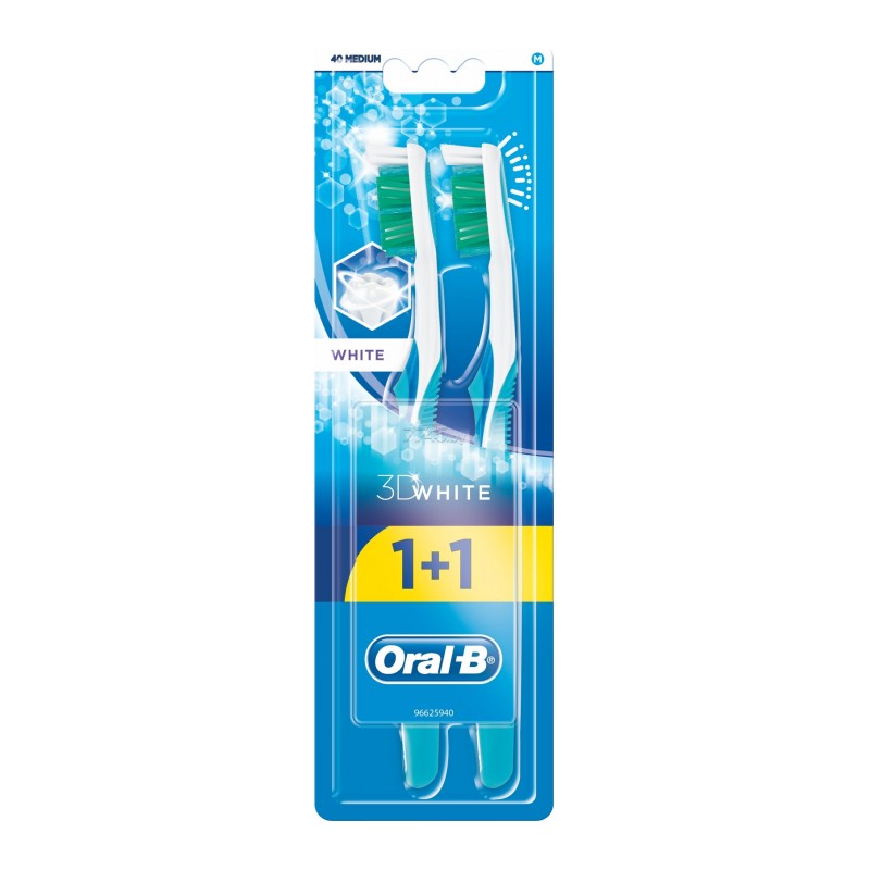 3D White Зубная щетка Отбеливание 40 Medium 2 шт