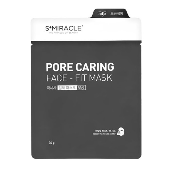 S MIRACLE PORE CARING Маска для лица очищающая 1 шт