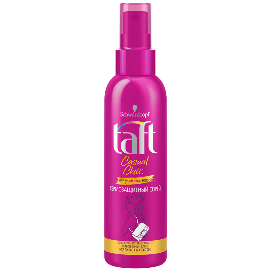 TAFT CASUAL CHIC Спрей термозащитный 150 мл