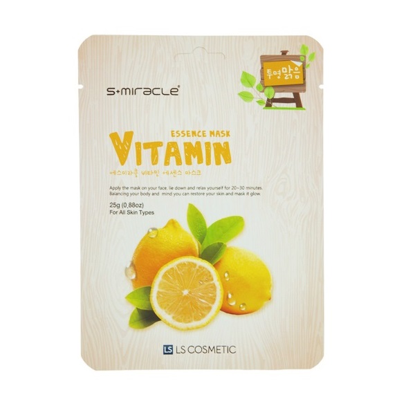 S MIRACLE VITAMIN Маска для лица с витаминами 1 шт
