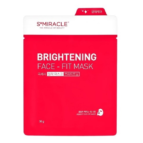 S MIRACLE BRIGHTENING Маска для лица придающая сияние 1 шт