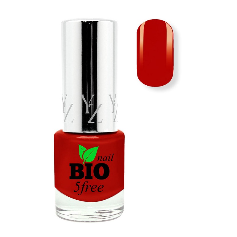 GLAMOUR-BIO Лак для ногтей № 6487 Карминовый красный