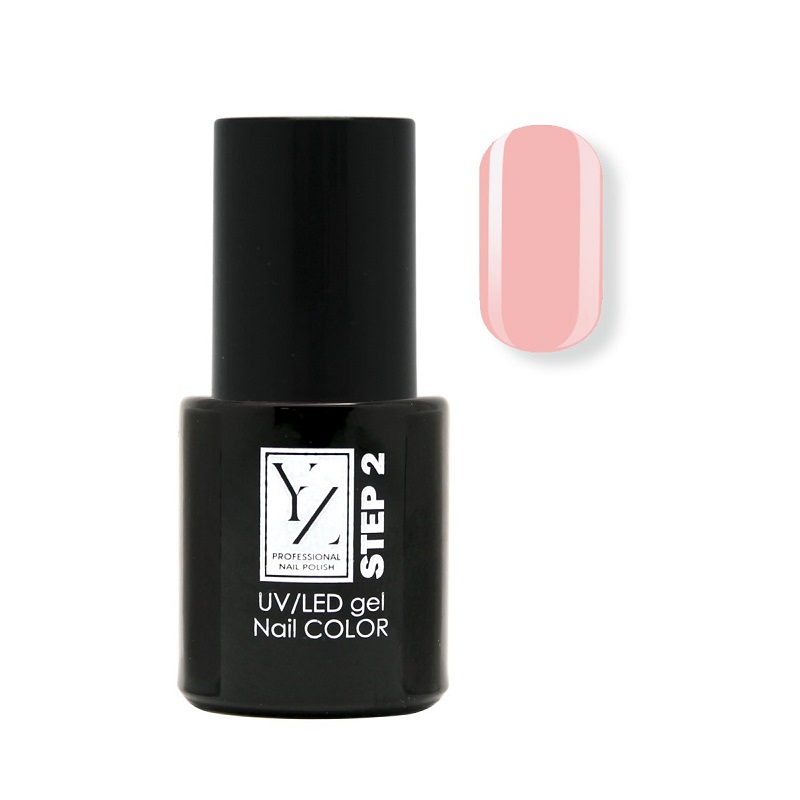 UV/LED GEL NAIL COLOR Гель-лак Насыщенный цвет № 6409 розовый зефир