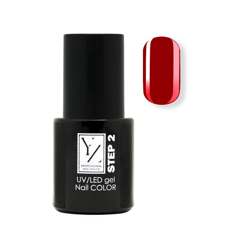UV/LED GEL NAIL COLOR Гель-лак Насыщенный цвет № 6415 красный классический