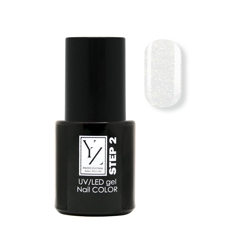 UV/LED GEL NAIL COLOR Гель-лак Насыщенный цвет № 6461 белый жемчуг