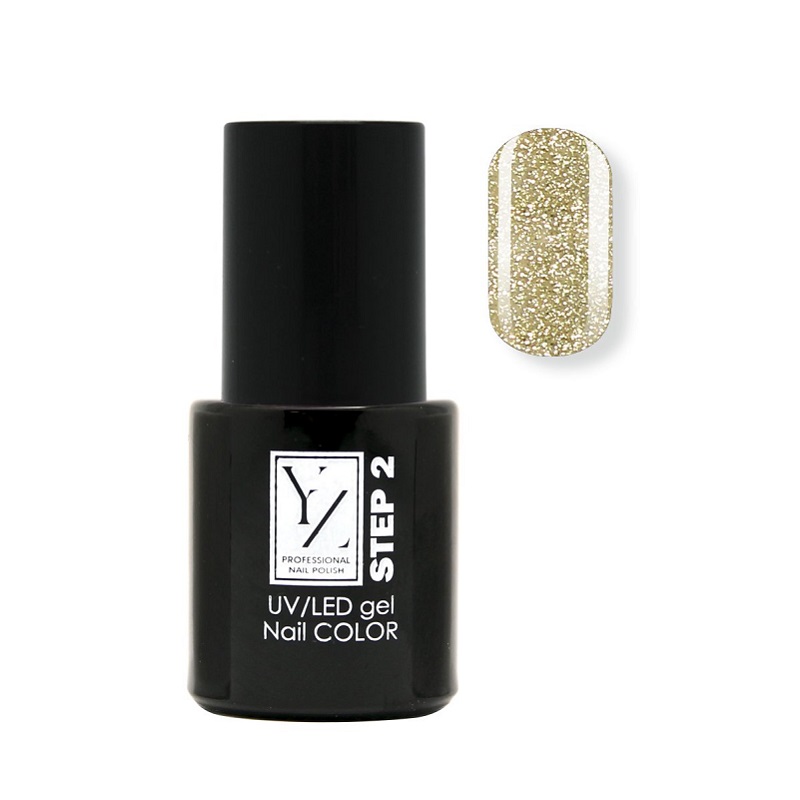 UV/LED GEL NAIL COLOR Гель-лак Насыщенный цвет № 6469 золото
