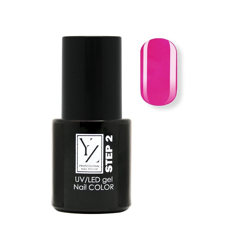 UV/LED GEL NAIL COLOR Гель-лак Насыщенный цвет № 6472 цикламен