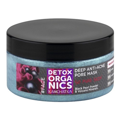 DETOX ORGANICS KAMCHATKA Маска для лица минеральная anti-acne 100 мл