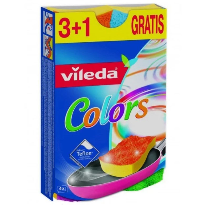 Губка Pure Colors 4 шт
