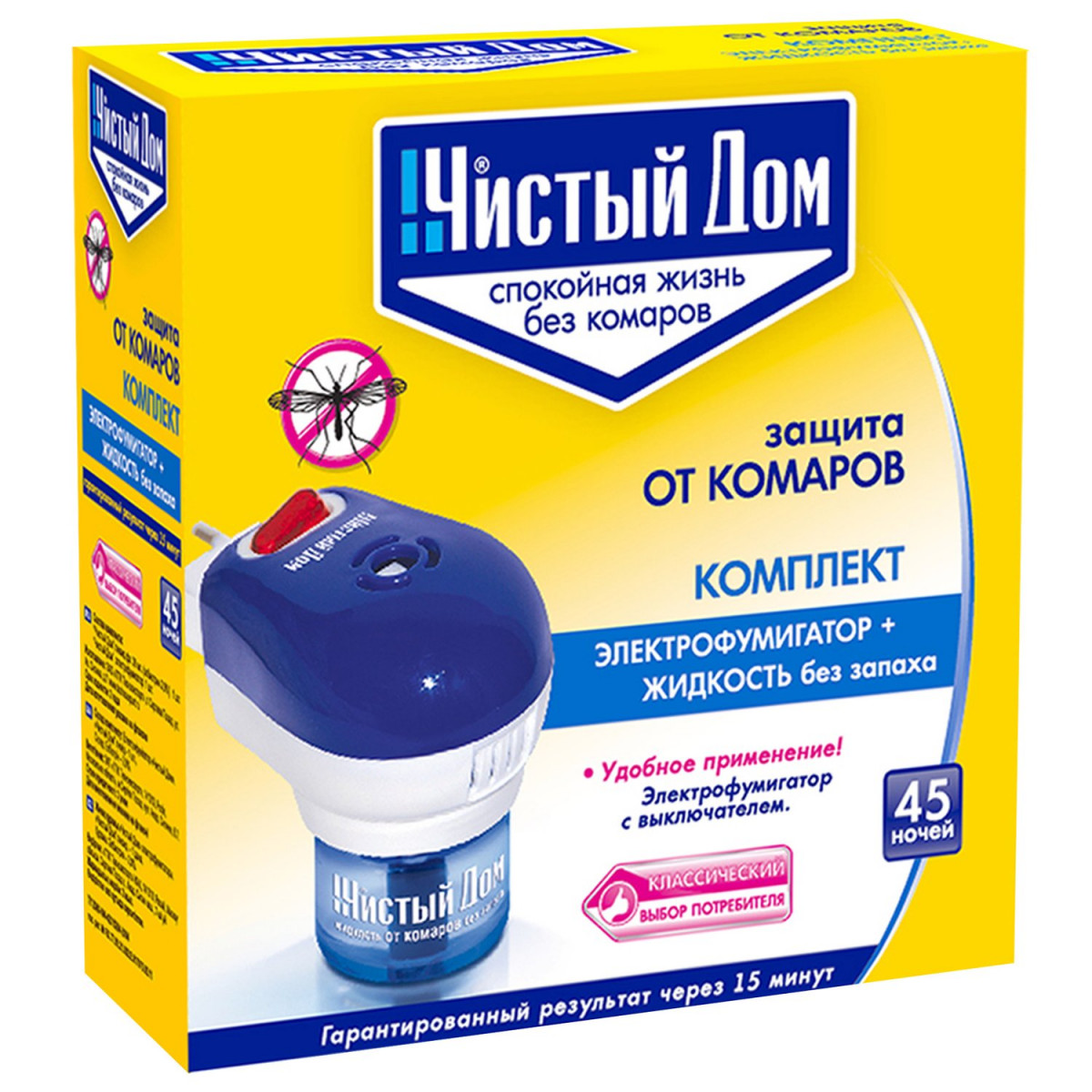 Ликвид  от комаров (45 ночей) 1 шт
