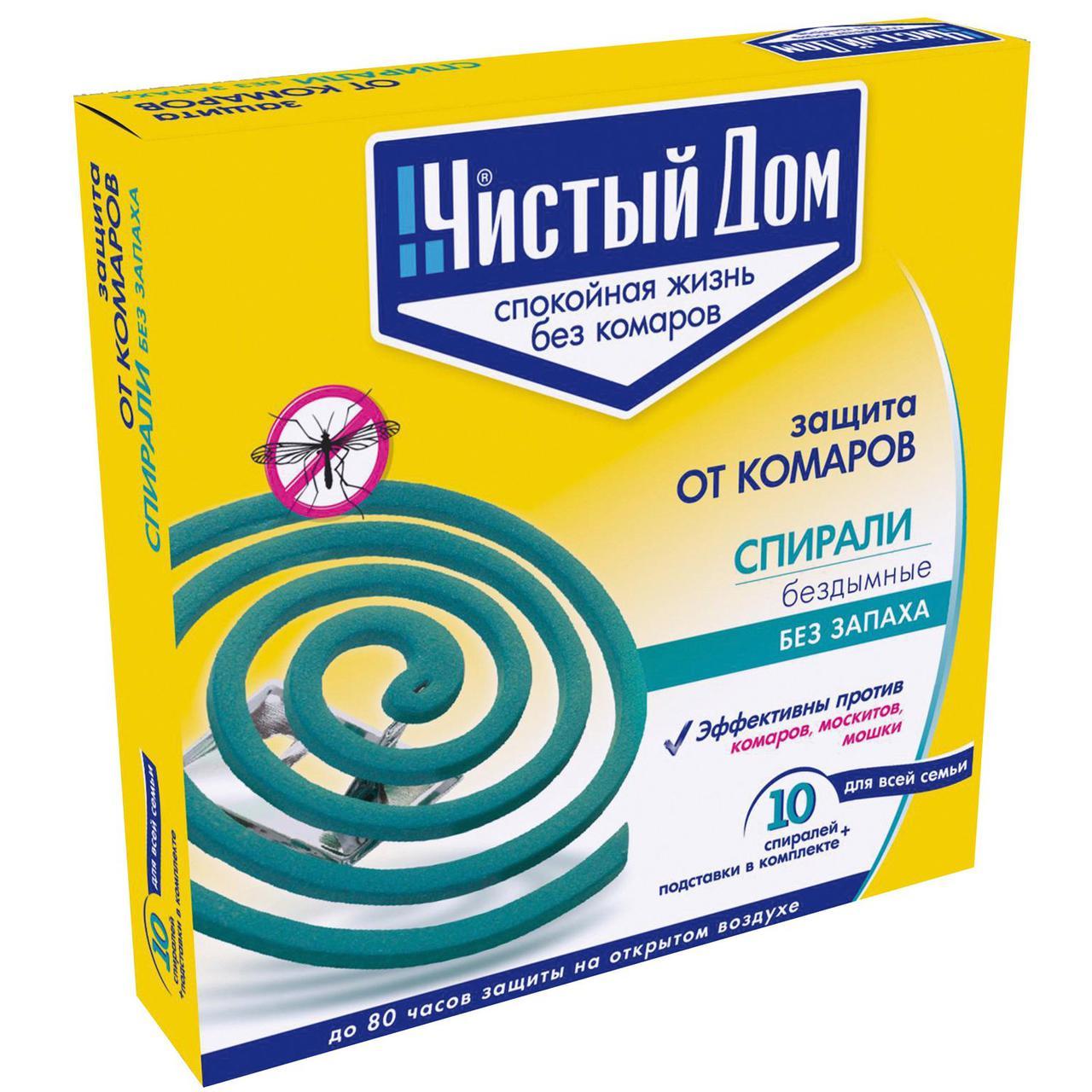 Спирали  от комаров зеленые 10 шт