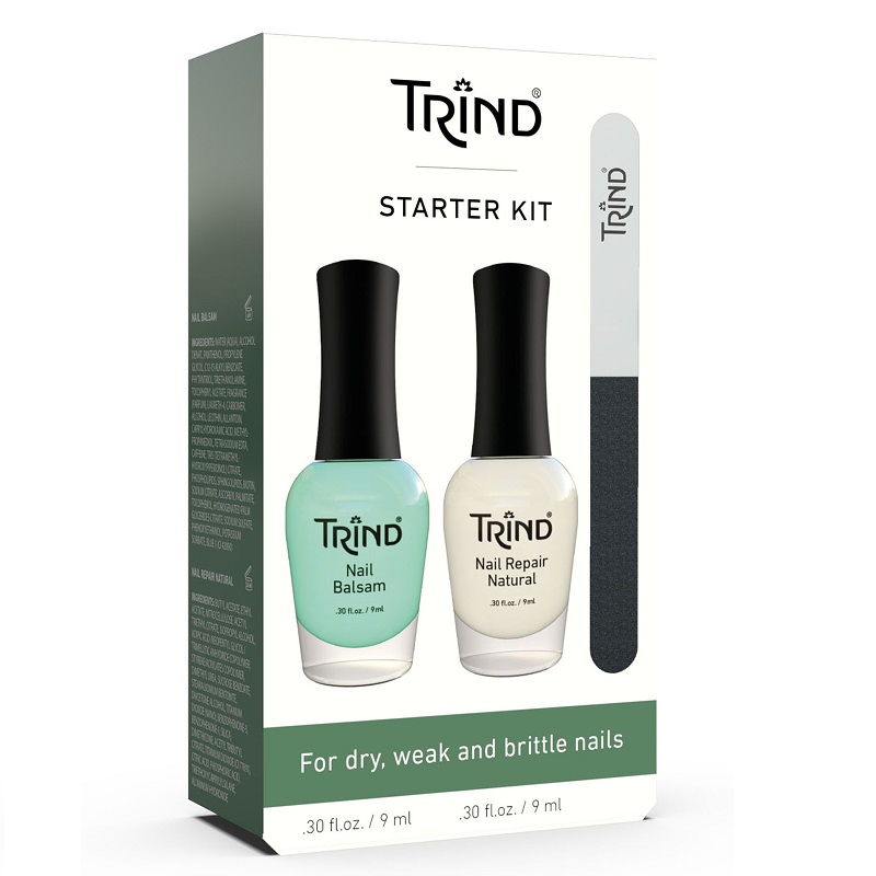 STARTER KIT Набор (Бальзам для ногтей, Эффективный укрепитель, Трехсторонняя пилка)