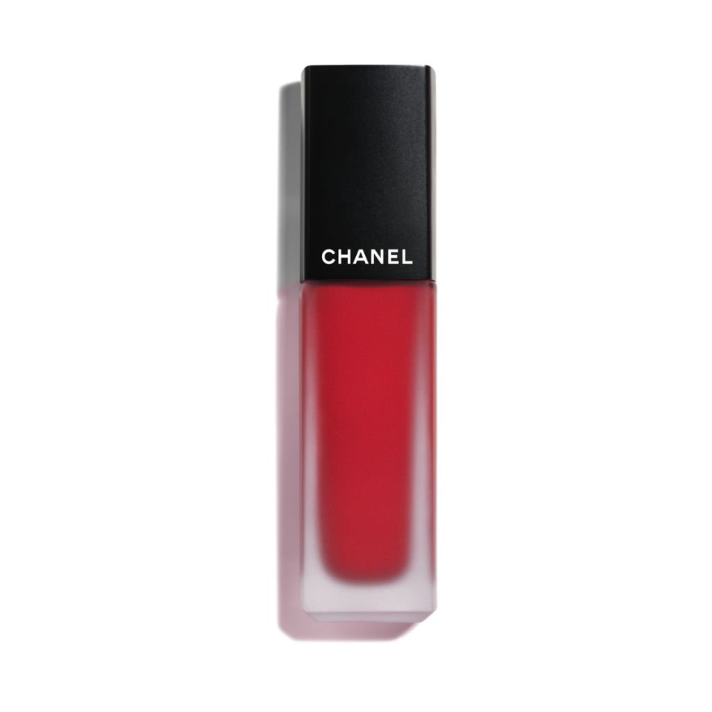 ROUGE ALLURE INK FUSION Ультраматовая стойкая жидкая помада для губ № 818 TRUE RED
