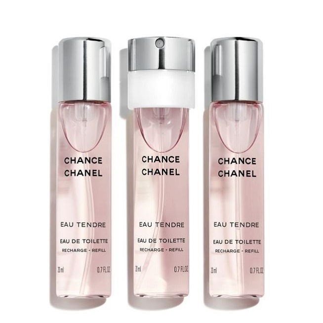 CHANEL CHANCE EAU TENDRE  Туалетная вода (запасной блок) 3 x 20 мл