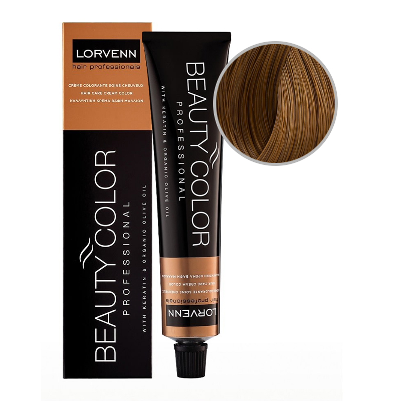 BEAUTY COLOR PROFESSIONAL Стойкая крем-краска для волос № 7.3 gold blond 70 мл