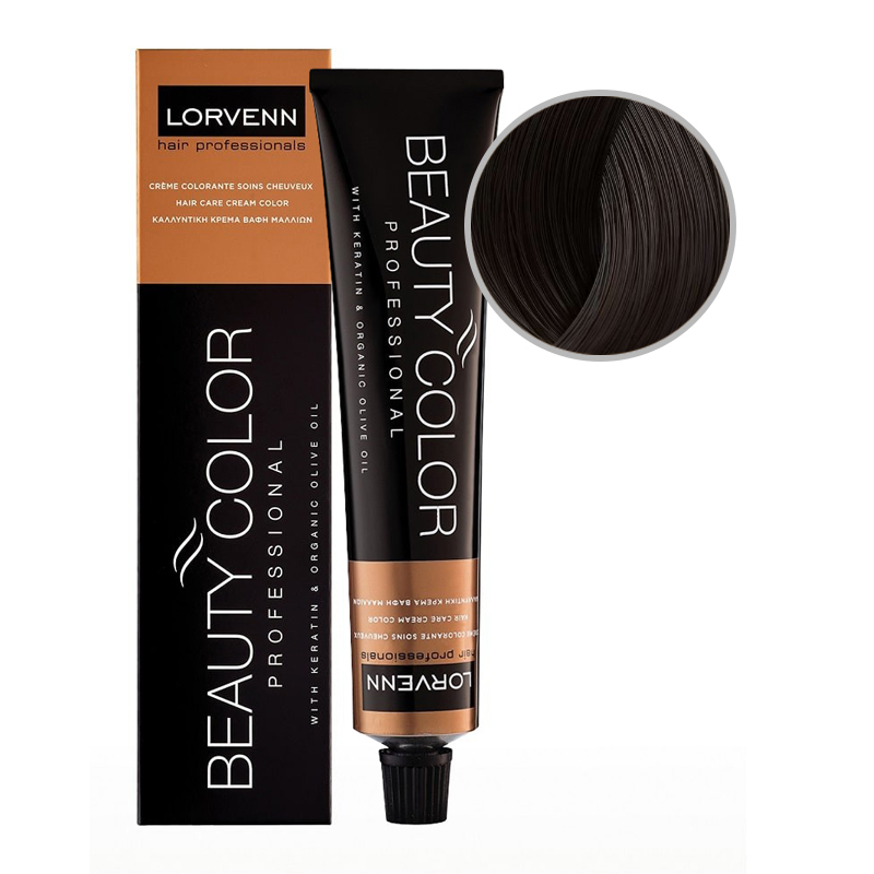 BEAUTY COLOR PROFESSIONAL Стойкая крем-краска для волос № 5.1 light brown ash 70 мл