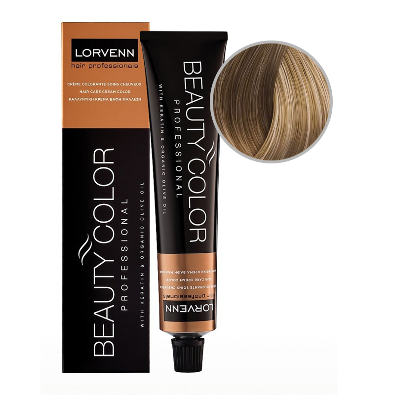 BEAUTY COLOR PROFESSIONAL Стойкая крем-краска для волос № 8 light blond 70 мл