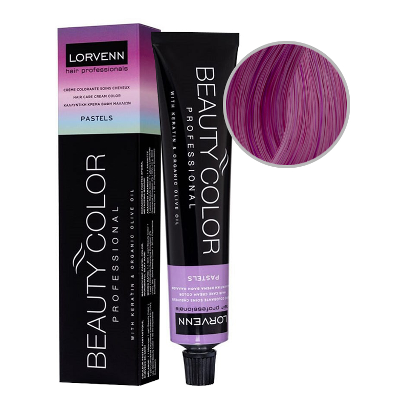 BEAUTY COLOR PROFESSIONAL PASTELS Стойкая крем-краска для волос № 9.5/26 light amethys 70 мл