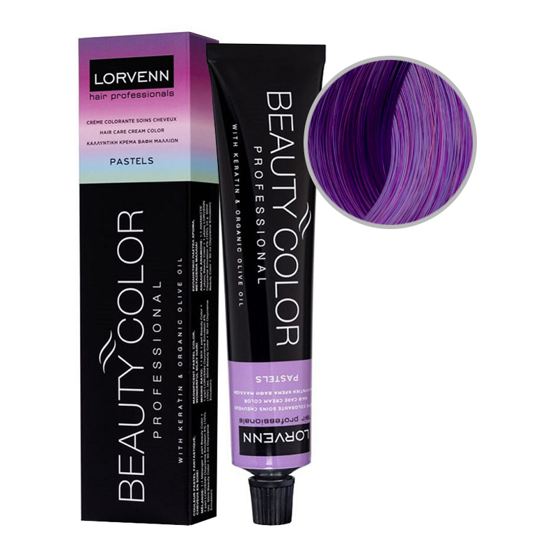 BEAUTY COLOR PROFESSIONAL PASTELS Стойкая крем-краска для волос № 9.5/28 amethyst 70 мл