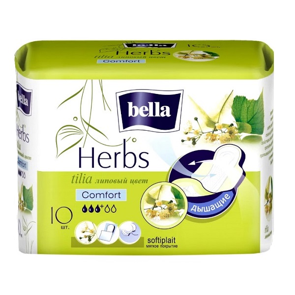 HERBS TILIA SOFTIPLAIT Прокладки 10 шт