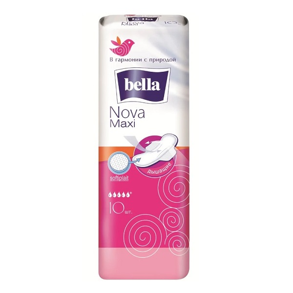 NOVA MAXI AIR SOFTIPLAIT Прокладки женские 10 шт