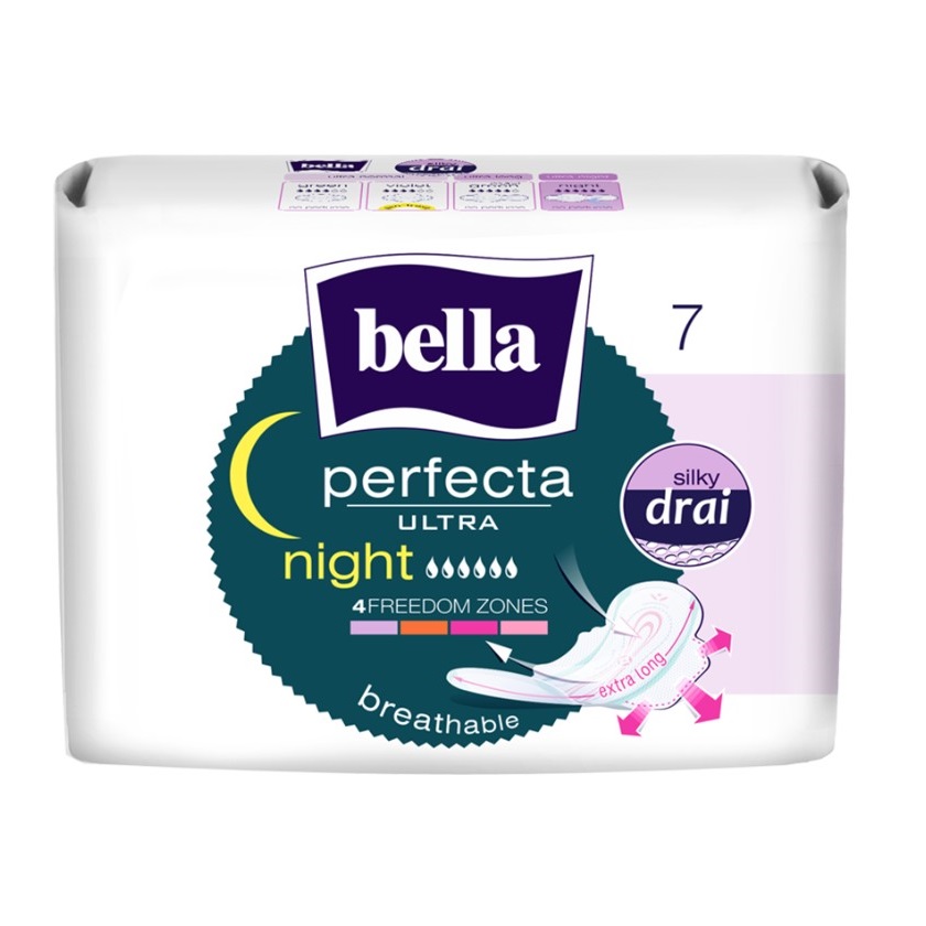 PERFECTA ULTRA NIGHT Прокладки женские супертонкие 7 шт