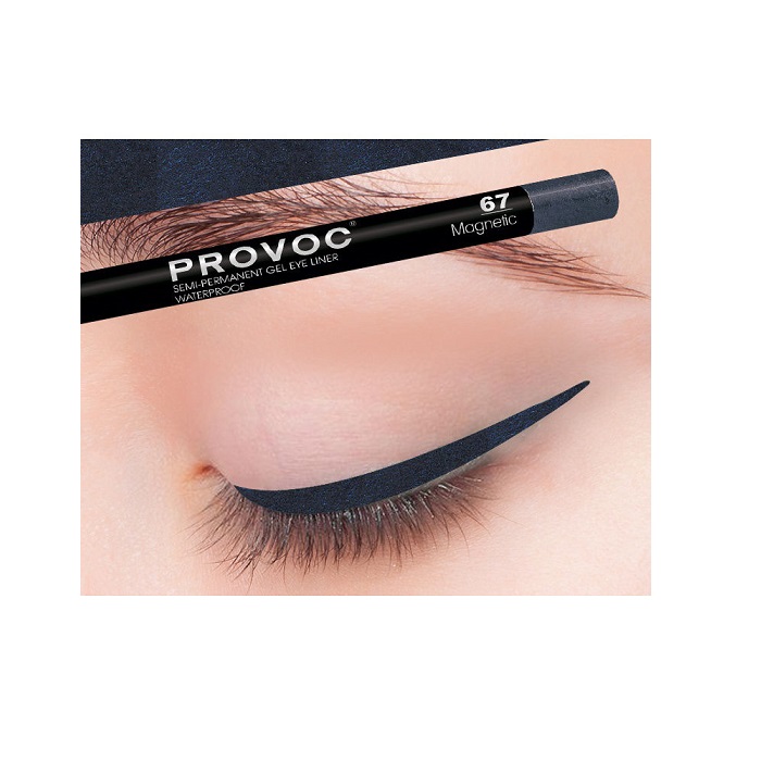 SEMI-PERMANENT GEL EYE LINER Гелевая подводка в карандаше для глаз № 67 тем-сапфировый, шиммер