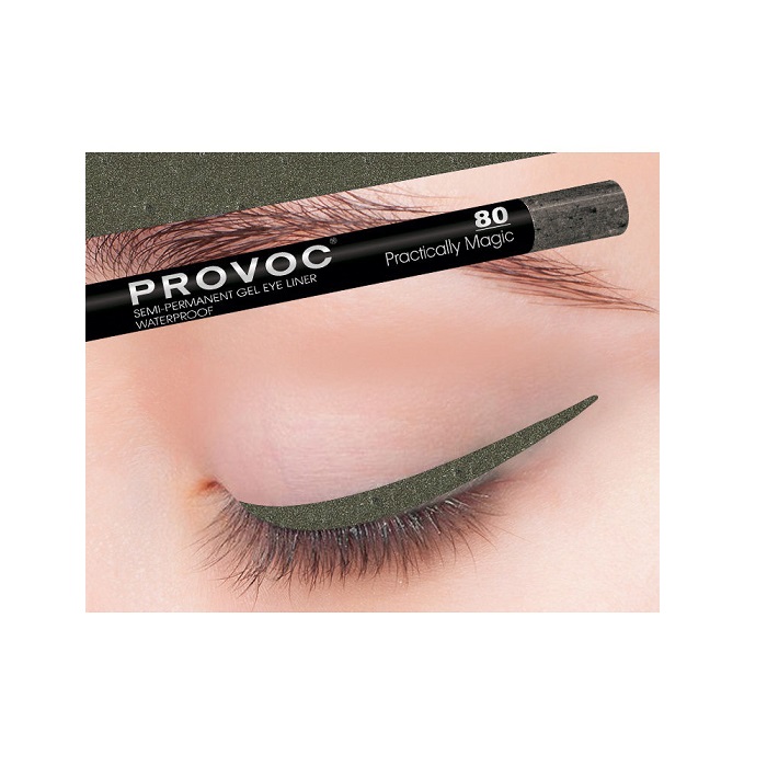 SEMI-PERMANENT GEL EYE LINER Гелевая подводка в карандаше для глаз № 80 кошачий глаз