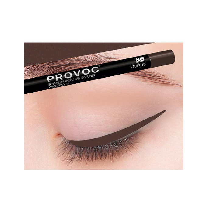 SEMI-PERMANENT GEL EYE LINER Гелевая подводка в карандаше для глаз № 86 темно-шоколадный