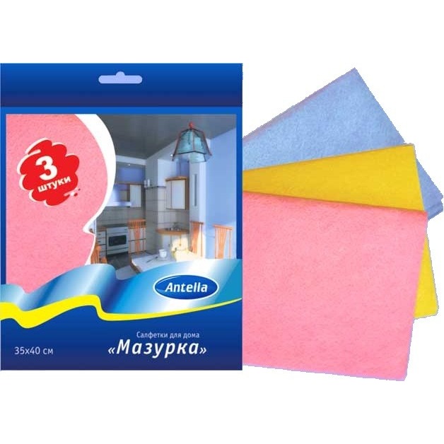 Мазурка Салфетки для дома 35 x 40см 3 шт