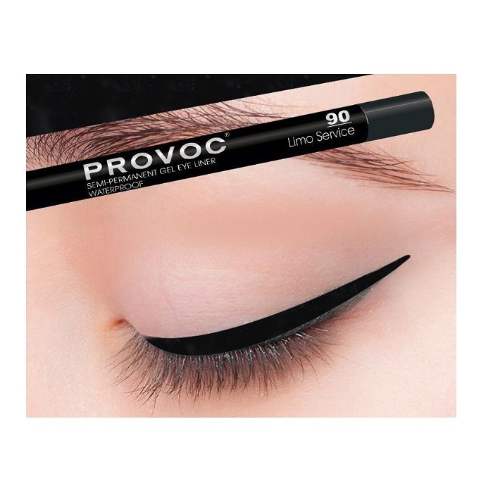 SEMI-PERMANENT GEL EYE LINER Гелевая подводка в карандаше для глаз № 90 черный