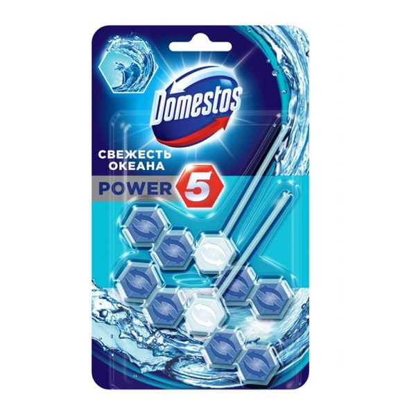 Блок туалетный Power 5 Свежесть океана Дуо 2х55 г