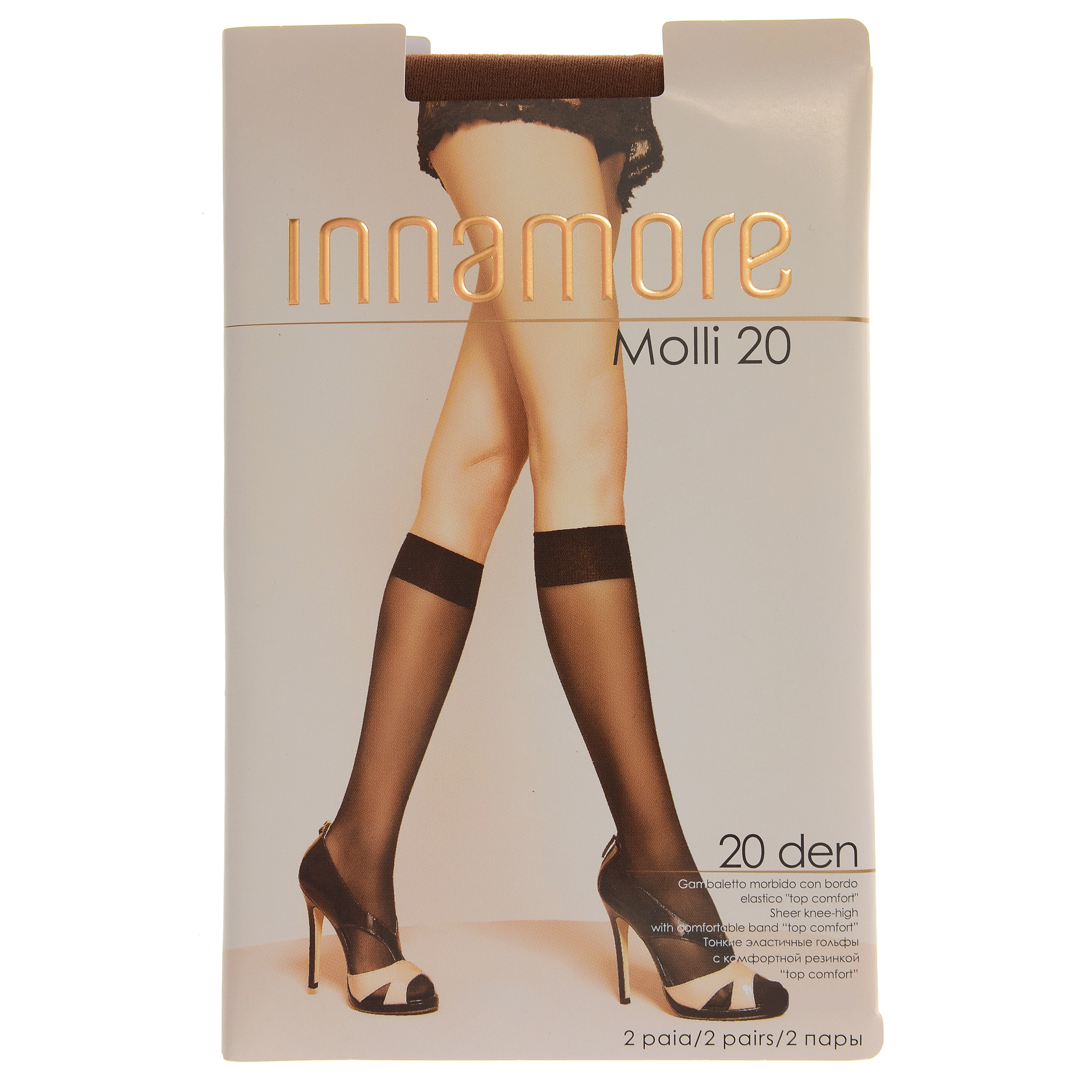 Гольфы Molli 20, Полиамид 95%, Эластан 5%, daino