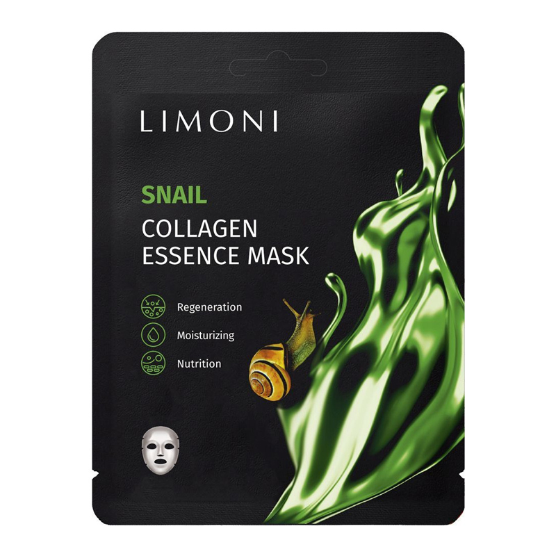 SNAIL COLLAGEN Маска для лица Регенерирующая с экстрактом секреции улитки и коллагеном 23 г