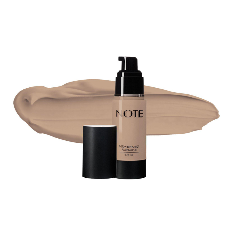 DETOX PROTECT FOUNDATION Тональная основа для лица защитная с детокс-эффектом № 100