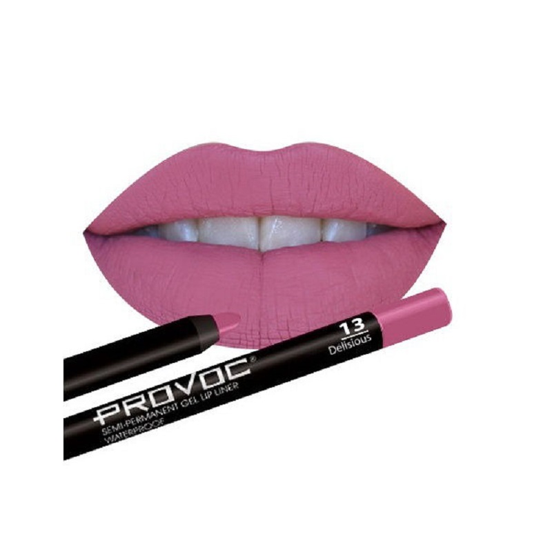 SEMI-PERMANENT GEL LIP LINER FILLER Гелевая подводка в карандаше для губ № 13 розово-малиновый