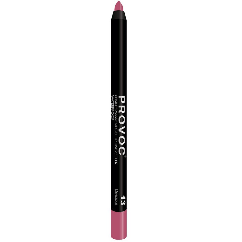 SEMI-PERMANENT GEL LIP LINER FILLER Гелевая подводка в карандаше для губ № 13 розово-малиновый