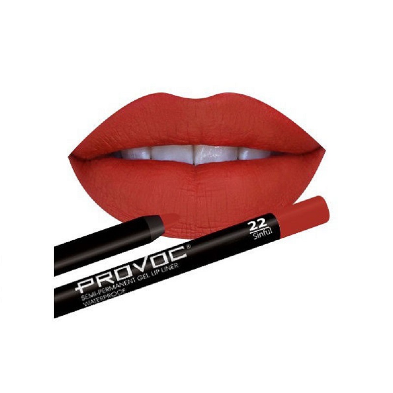 SEMI-PERMANENT GEL LIP LINER FILLER Гелевая подводка в карандаше для губ № 22 алый
