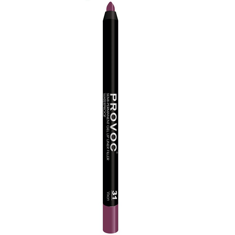SEMI-PERMANENT GEL LIP LINER FILLER Гелевая подводка в карандаше для губ № 31 цв.темно-вишневый