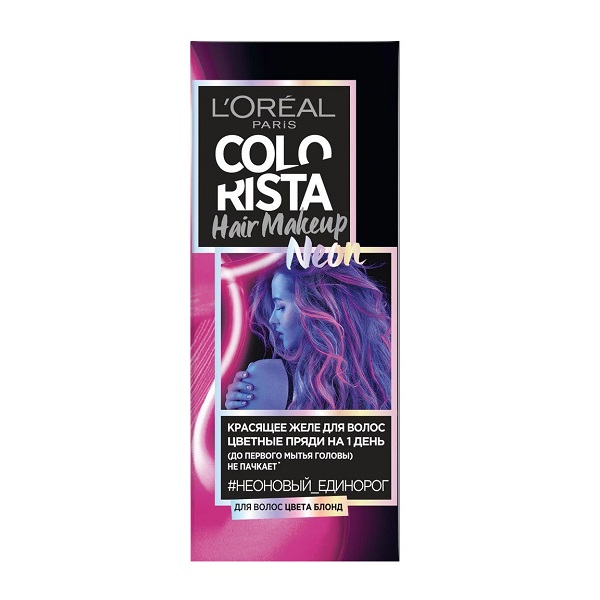 COLORISTA Желе для волос неоновый единорог