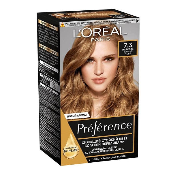 PREFERENCE Краска для волос № 7.3 Флорида