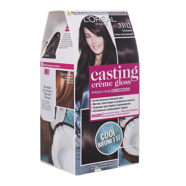 CASTING CREME GLOSS Краска для волос № 3102 Холодный темно-каштановый